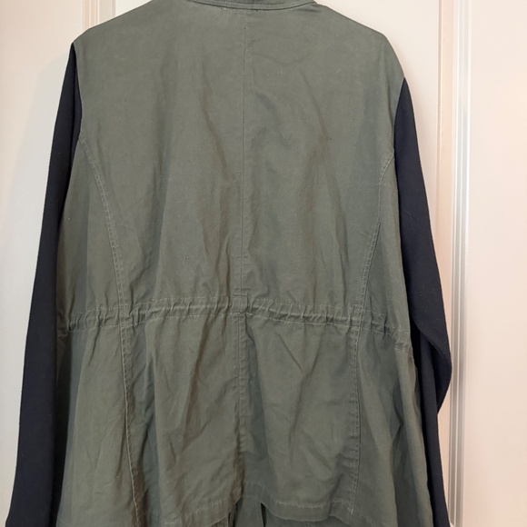 Torrid Plus Size Twill & French Terry Utility Jacket - Size 3 - Picture 5 of 6